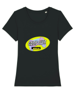 Game Over  Tricou mânecă scurtă guler larg fitted Damă Expresser