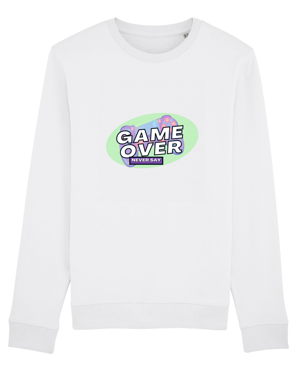 Bluză mânecă lungă Unisex Rise White