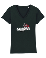 Gamer Play Tricou mânecă scurtă guler V Damă Evoker