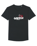 Gamer Play Tricou mânecă scurtă guler larg Bărbat Skater