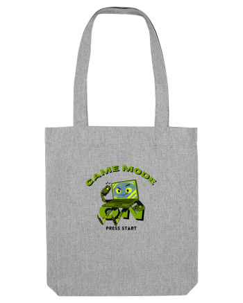 Game Mode Press Start Heather Grey