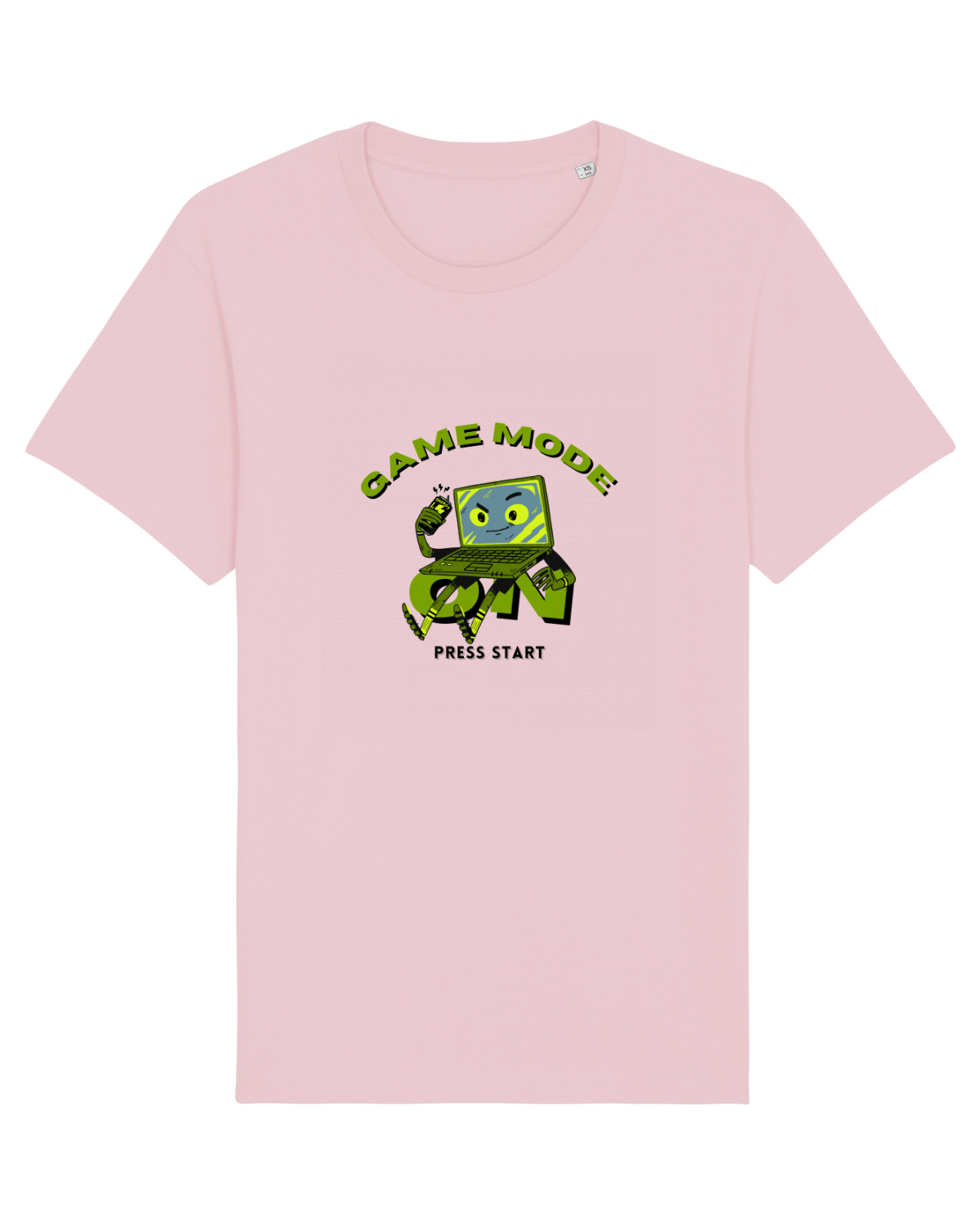 Tricou mânecă scurtă Unisex Rocker Cotton Pink