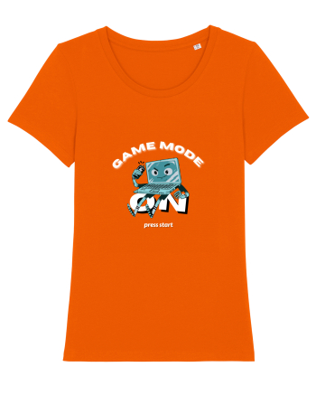 Game Mode Press Start Bright Orange