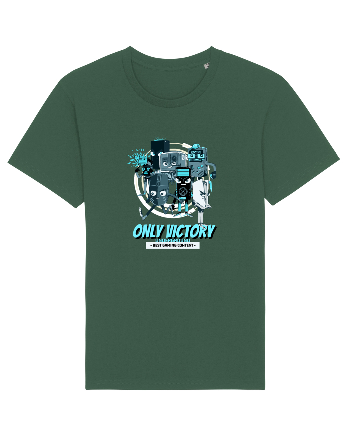 Tricou mânecă scurtă Unisex Rocker Bottle Green
