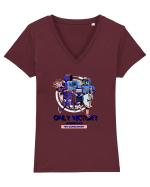 Only Victory Tricou mânecă scurtă guler V Damă Evoker