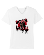 Boss Level Tricou mânecă scurtă guler V Bărbat Presenter