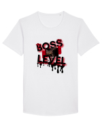 Boss Level Tricou mânecă scurtă guler larg Bărbat Skater