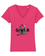 GAMER Future Is Now Tricou mânecă scurtă guler V Damă Evoker
