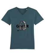 GAMER Future Is Now Tricou mânecă scurtă guler V Bărbat Presenter