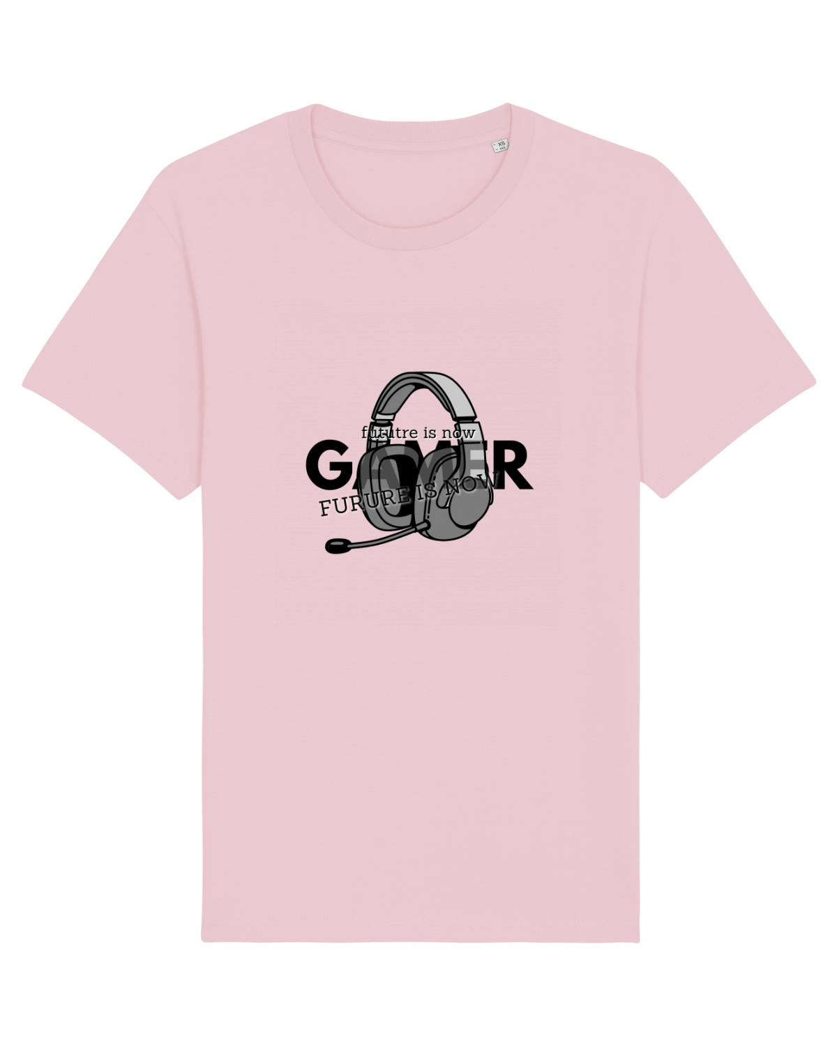 Tricou mânecă scurtă Unisex Rocker Cotton Pink