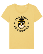 egg-spert egg hunter Tricou mânecă scurtă guler larg fitted Damă Expresser