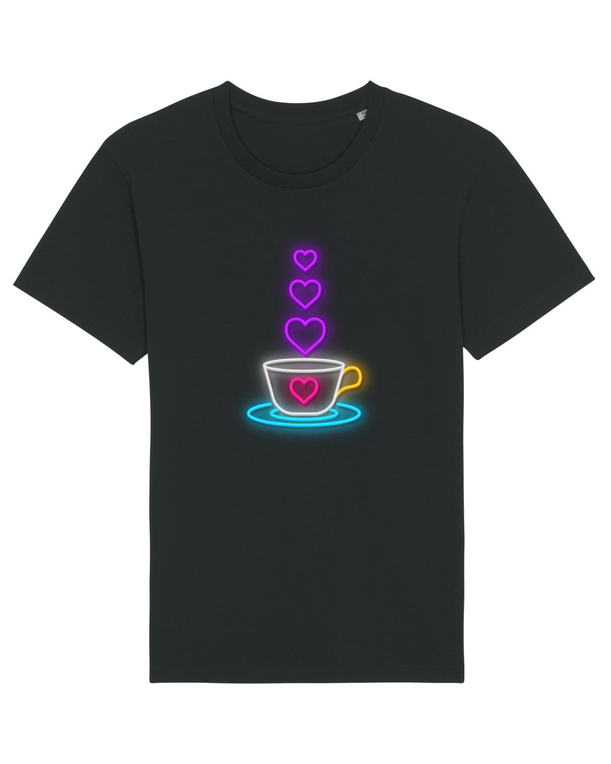 Tricou mânecă scurtă Unisex Rocker Black