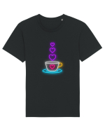 Iubesc cafeaua Tricou mânecă scurtă Unisex Rocker