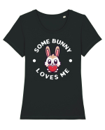 Some bunny loves me 2 Tricou mânecă scurtă guler larg fitted Damă Expresser