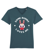 Some bunny loves me 2 Tricou mânecă scurtă guler V Bărbat Presenter
