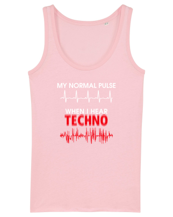 Love Techno music Cotton Pink