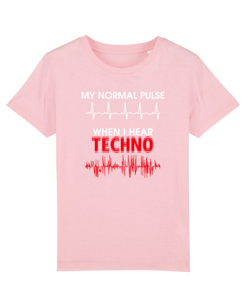 Love Techno music Cotton Pink