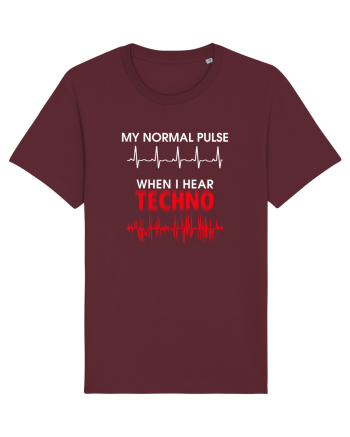 Love Techno music Burgundy