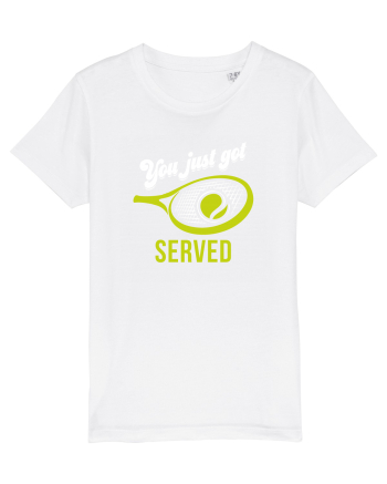 You just got served White