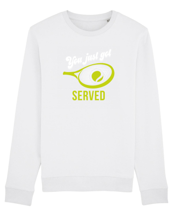 You just got served White