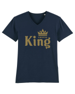 Crypto King Tricou mânecă scurtă guler V Bărbat Presenter