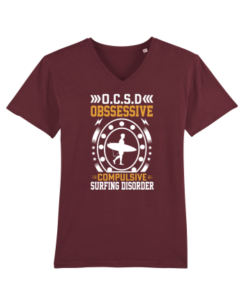 O.C.S.D Obssessive Compulsive Surfing Disorder Burgundy