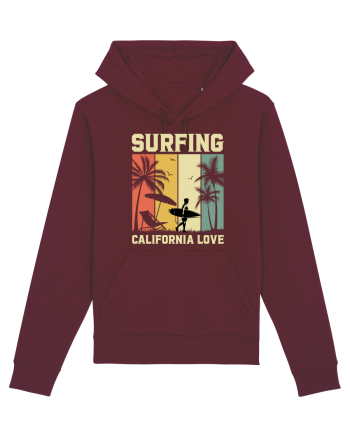 Surfing California Love Burgundy