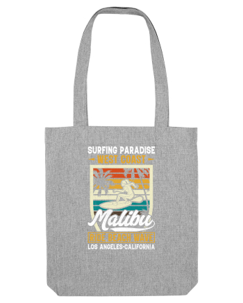 Surfing Paradise  West Coast Malibu Ride Beach Wave Los Angeles California Heather Grey