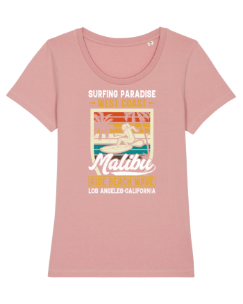 Surfing Paradise  West Coast Malibu Ride Beach Wave Los Angeles California Canyon Pink