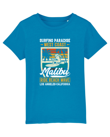 Surfing Paradise  West Coast Malibu Ride Beach Wave Los Angeles California Azur