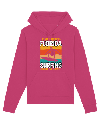 Miami Beach Florida Surfing Break The Waves Raspberry