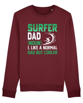 SURFER DAD (noun) 1. Like a normal dad but cooler Burgundy
