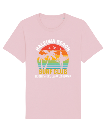 Haleiwa Beach Surf Club North Shore Oahu Longboard Cotton Pink