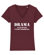 DRAMA is an option Tricou mânecă scurtă guler V Damă Evoker