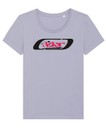 ADOR PREMIUM  Tricou mânecă scurtă guler larg fitted Damă Expresser