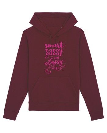 Smart Sassy and Classy Burgundy