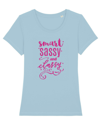 Smart Sassy and Classy Sky Blue