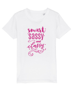 Smart Sassy and Classy Tricou mânecă scurtă  Copii Mini Creator