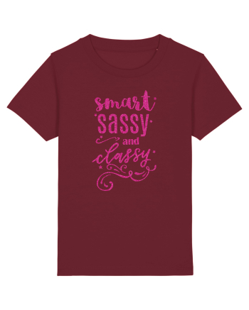 Smart Sassy and Classy Burgundy