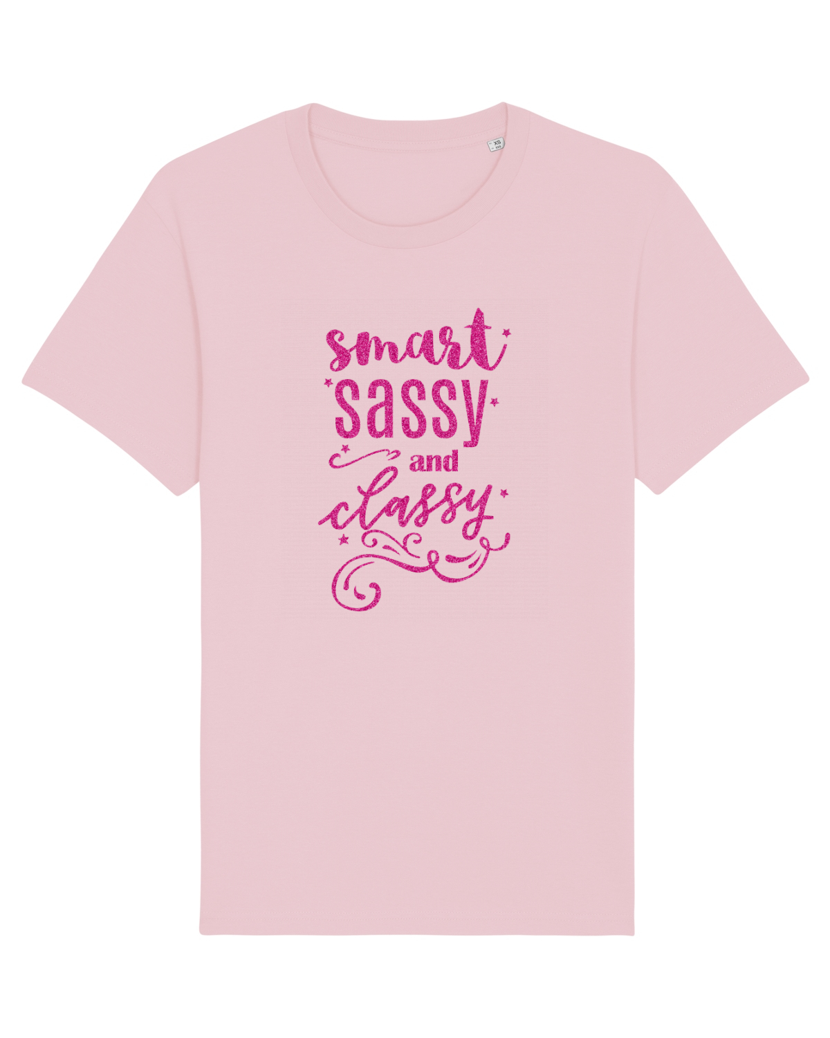 Tricou mânecă scurtă Unisex Rocker Cotton Pink