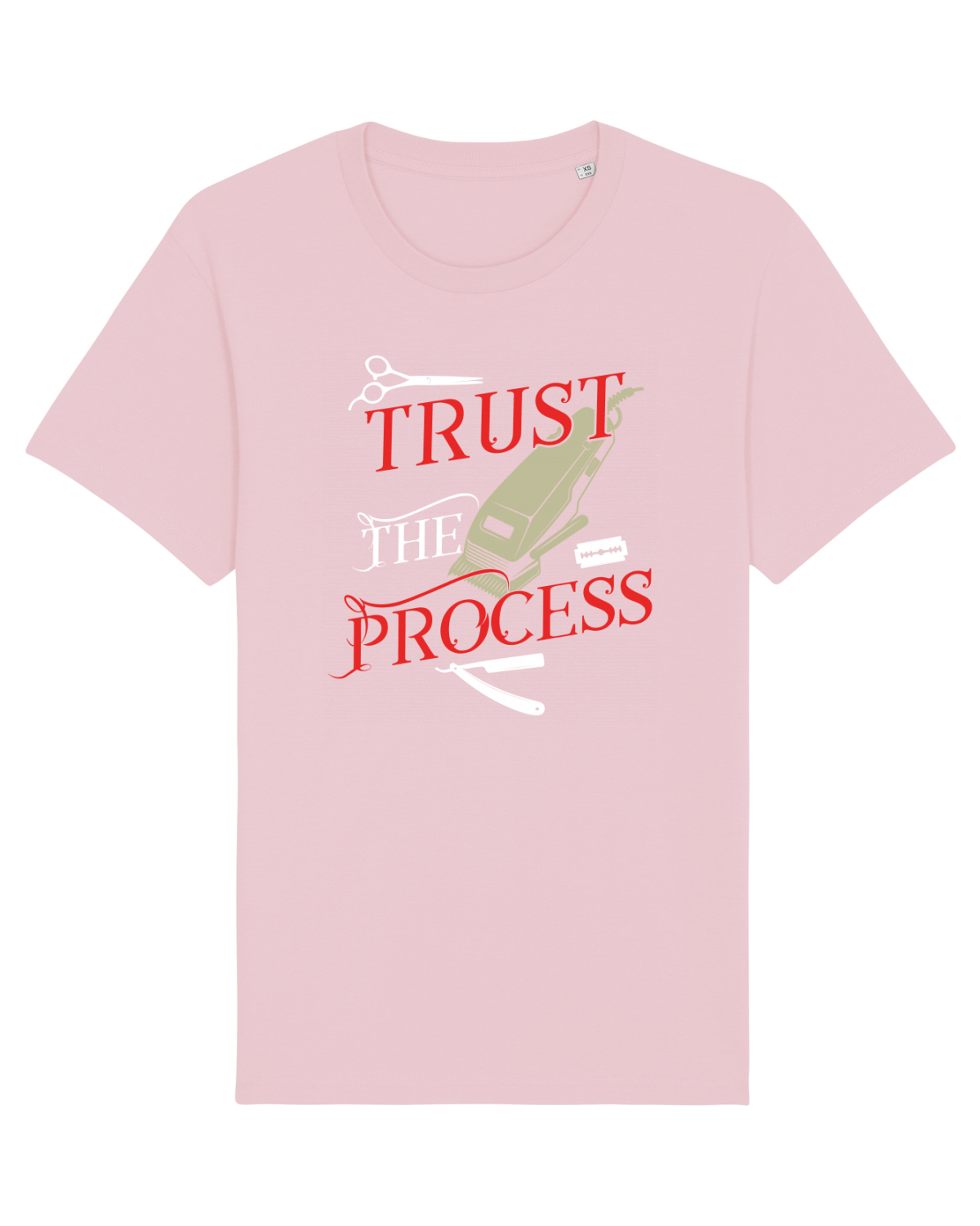 Tricou mânecă scurtă Unisex Rocker Cotton Pink