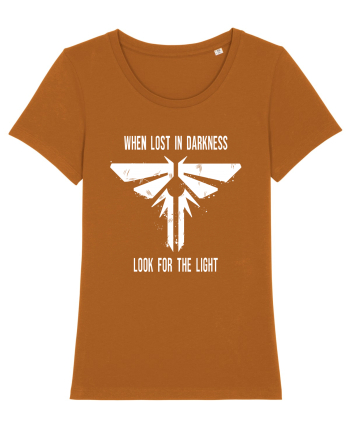 When Lost In Darkness Look For The Light TLOU Roasted Orange
