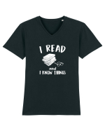 I READ Tricou mânecă scurtă guler V Bărbat Presenter