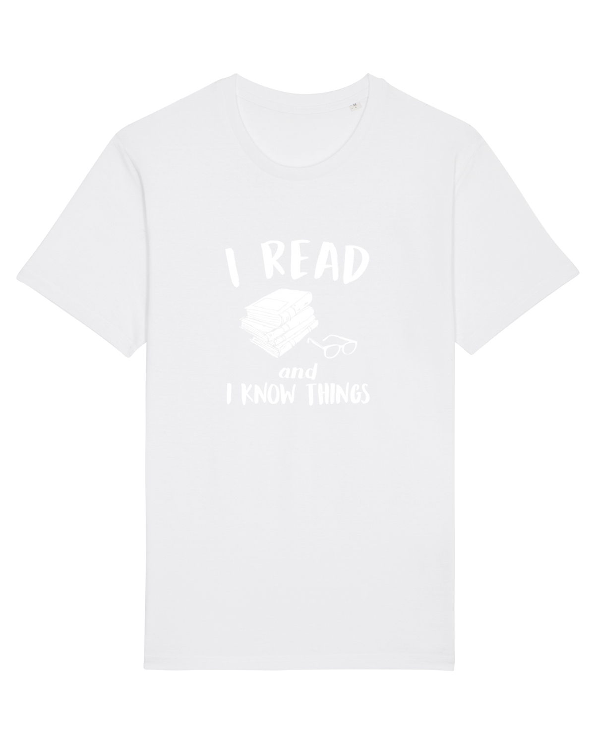 Tricou mânecă scurtă Unisex Rocker White