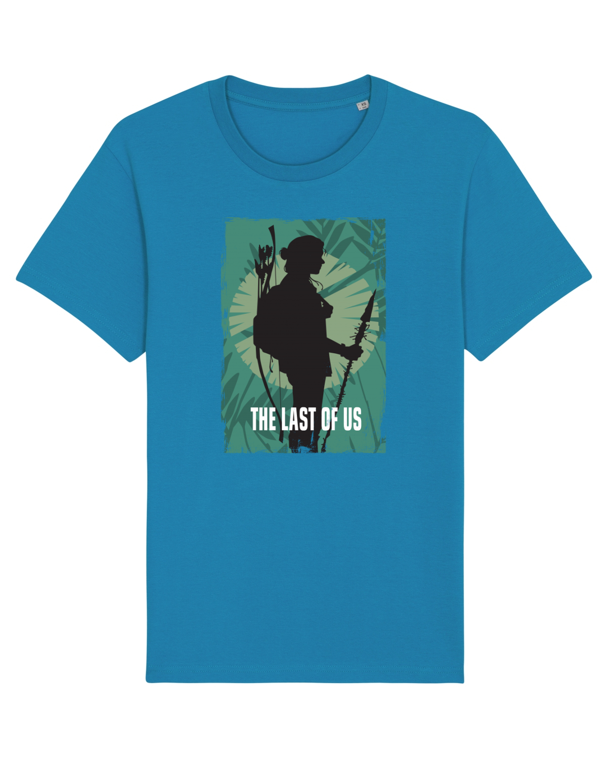 Tricou mânecă scurtă Unisex Rocker Azur