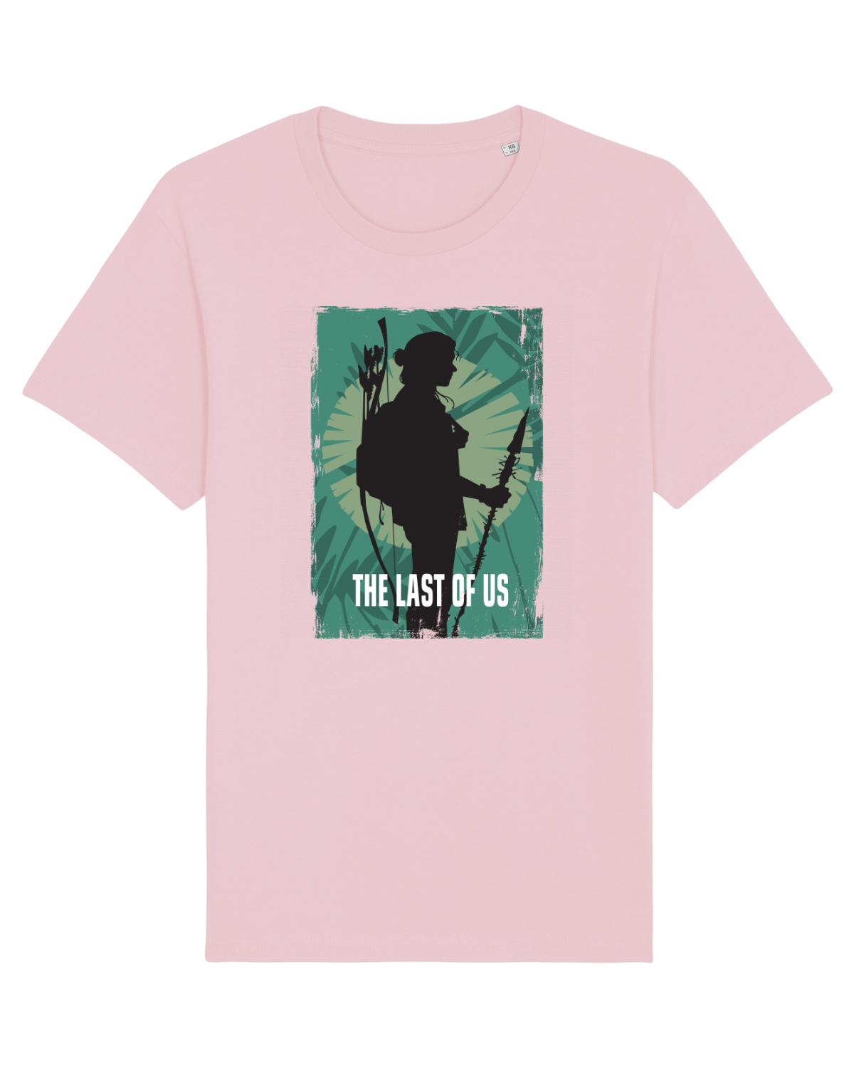 Tricou mânecă scurtă Unisex Rocker Cotton Pink