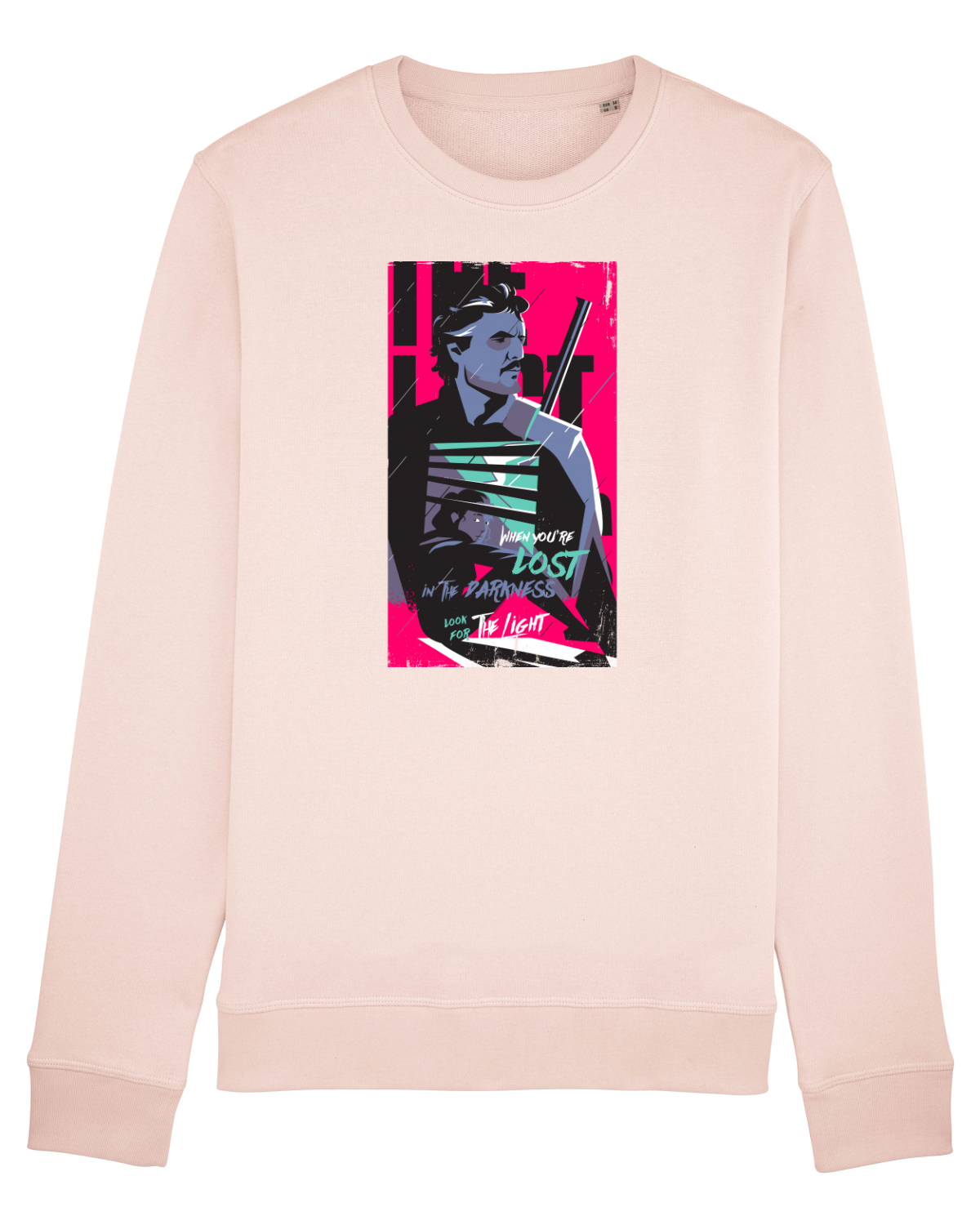 Bluză mânecă lungă Unisex Rise Candy Pink