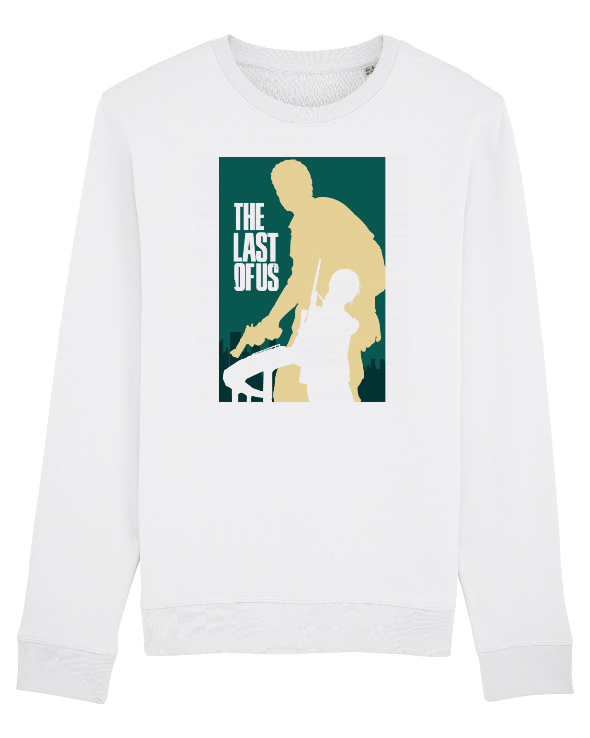 Bluză mânecă lungă Unisex Rise White