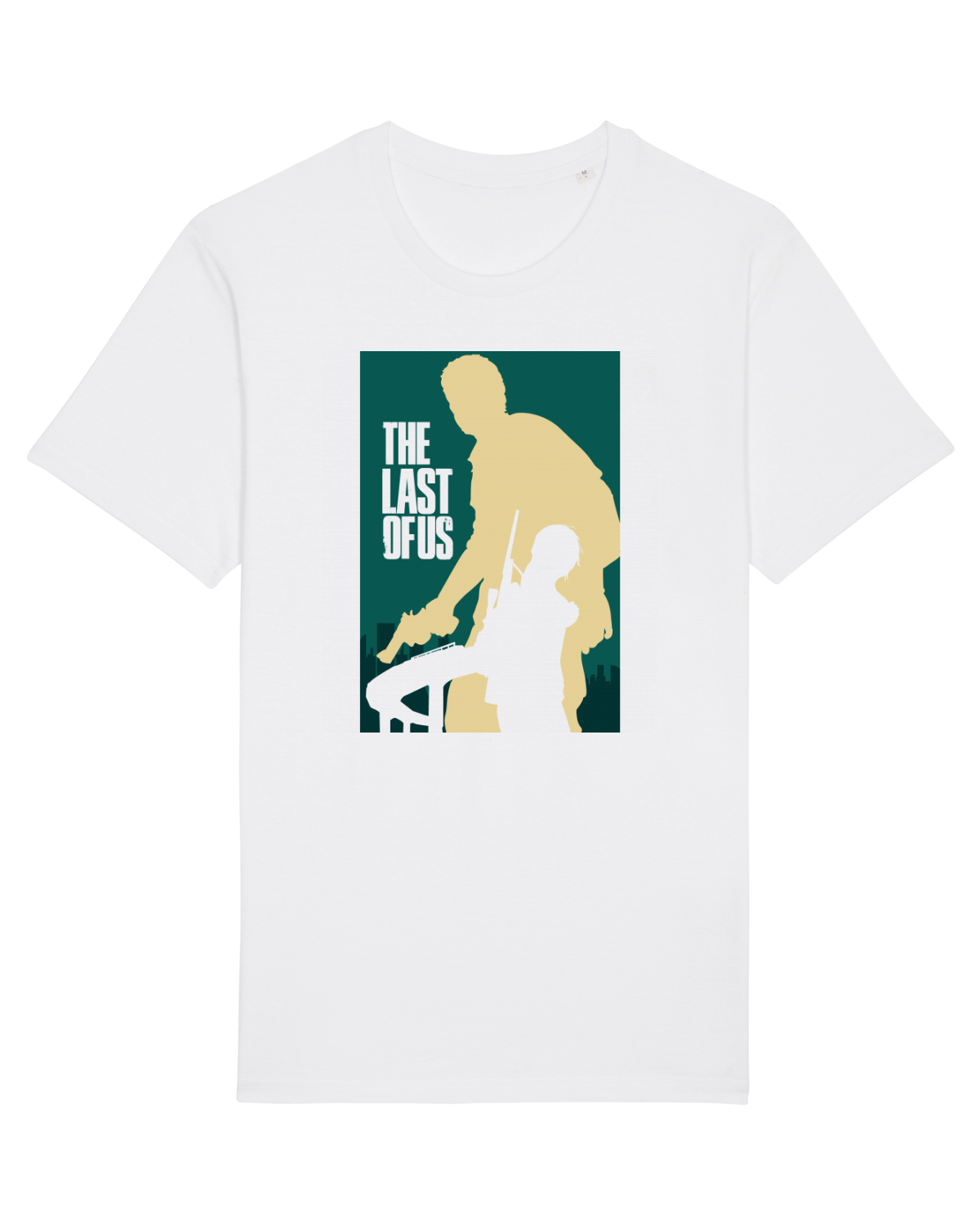 Tricou mânecă scurtă Unisex Rocker White