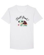 Shell Yeah! Turtle Tricou mânecă scurtă guler larg Bărbat Skater